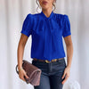 Tie Front Short Sleeve Top