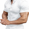Men's Collar Casual Thin Short Sleeve Shirt