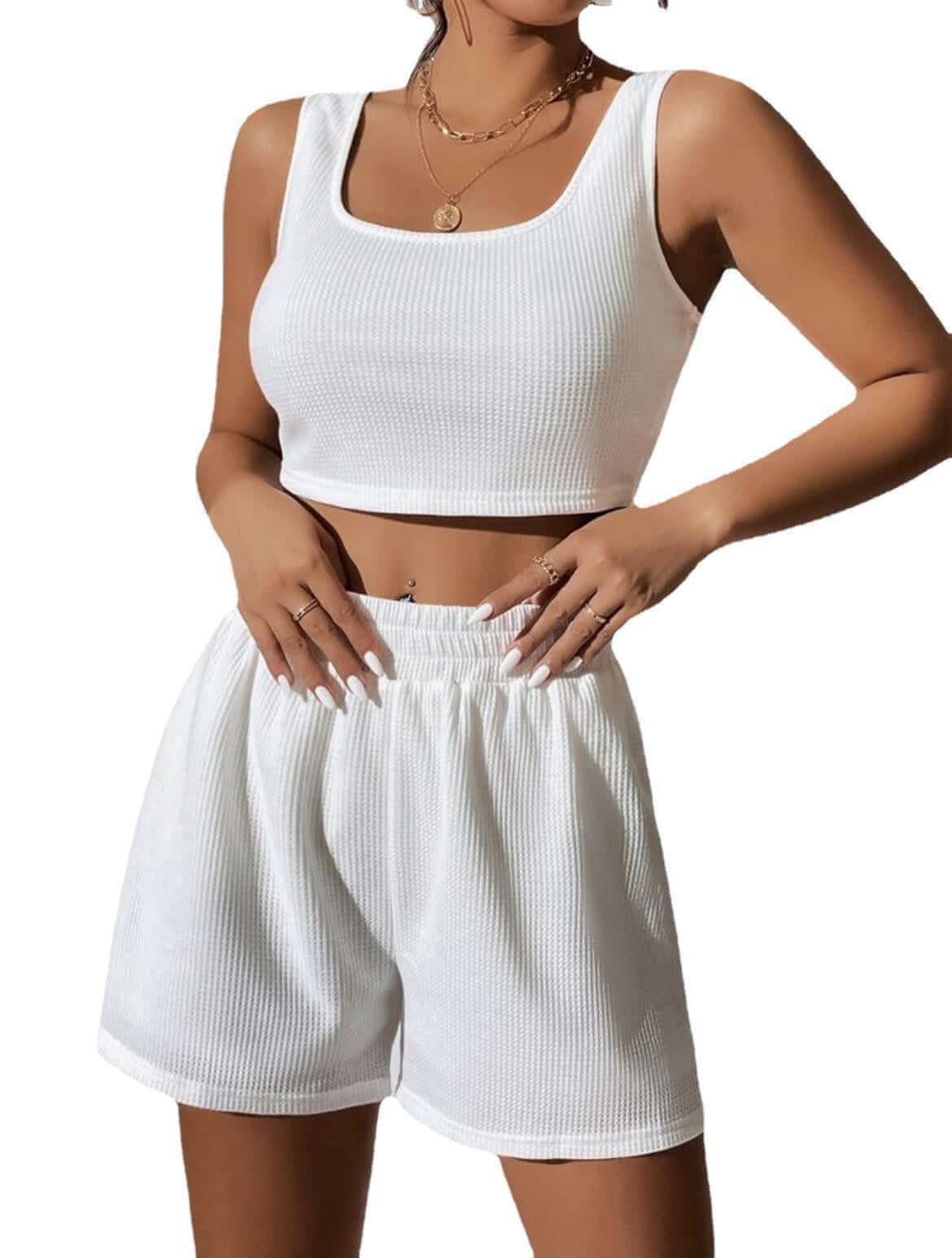 Sweet Knit Vest & Shorts