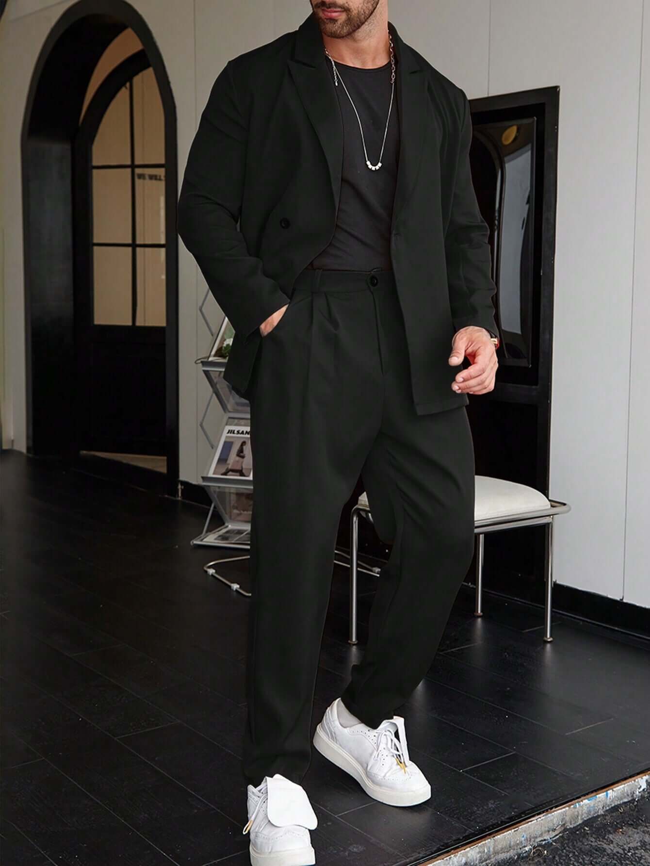 <p>Thoughtfully composed with an editorial sensibility, this piece embodies understated luxury through texture, movement, and presence. It transitions seamlessly through the day with confidence and quiet sophistication.</p>