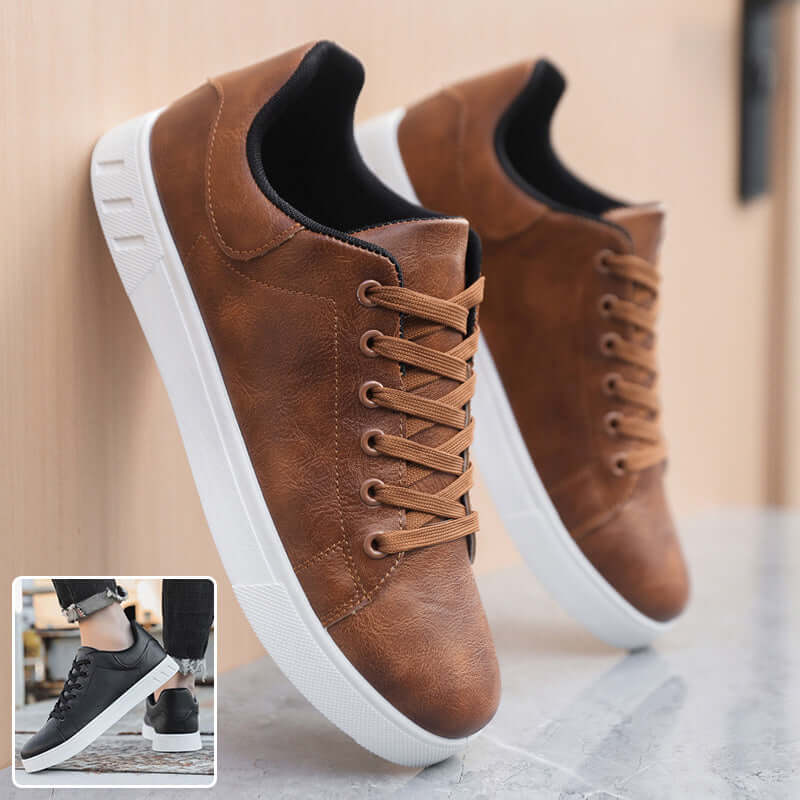 Lace-up Flat Shoes Men's Fashion Casual Shoes