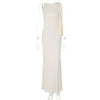 One-Shoulder Ribbon Dress
