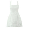 Sweet Jacquard Bow Dress