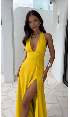 Sexy Halterneck Dress