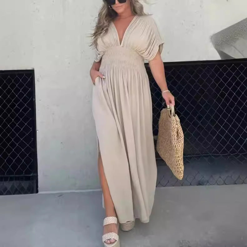 <p>Cut with fluid elegance, this silhouette glides through the evening with quiet confidence and an unmistakable sense of allure. Every movement reveals a refined presence that lingers long after the moment has passed.</p>