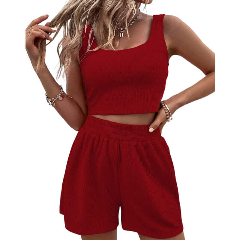Sweet Knit Vest & Shorts
