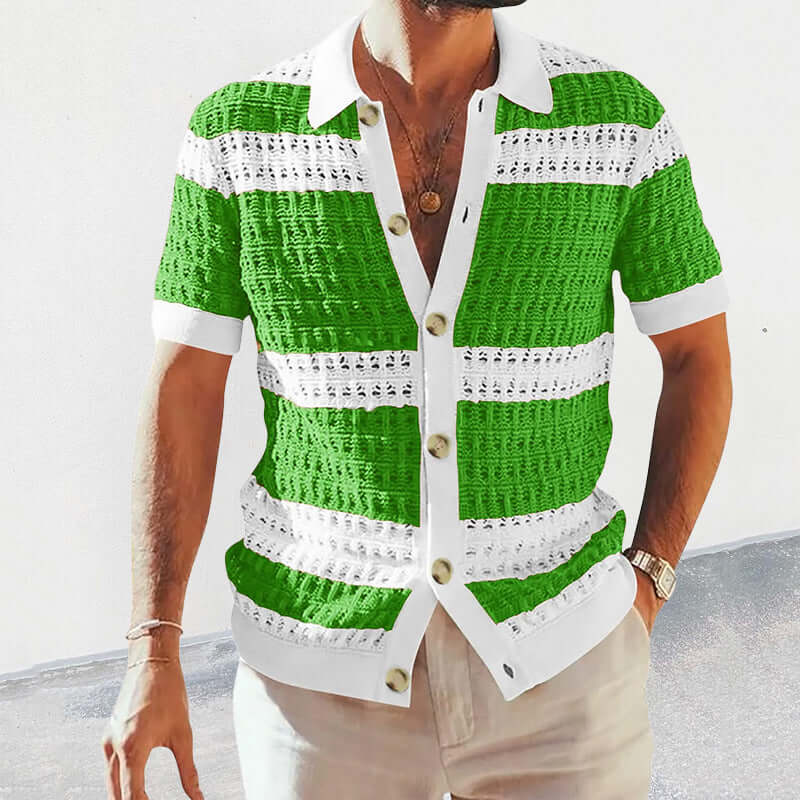 Luxury Knit Polo Shirt