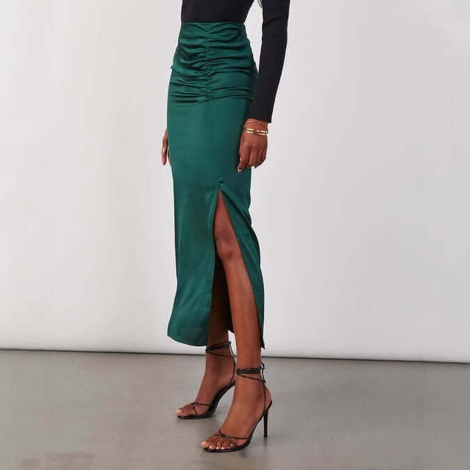 Elegant Satin Sheath Dress