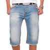 White Casual Denim Pants