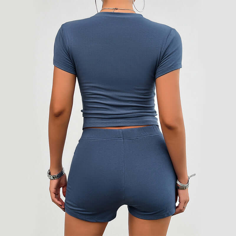Round Neck Tee & Shorts
